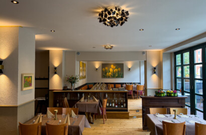 Gemütliche Ambientebeleuchtung Restaurant