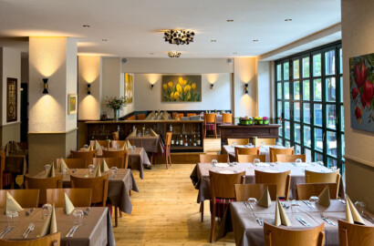 Gemütliche Ambientebeleuchtung Restaurant